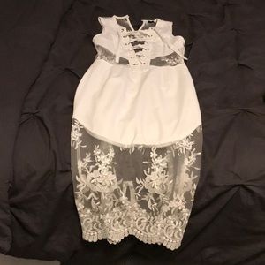 NBD White Lace dress